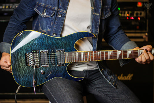 *RARE* 2006 IBANEZ RG 4EX 1 BRIGHT BLUE MADE IN INDONESIA (USED)