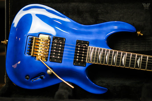 **SUPER RARE** 1988 BARRINGTON BRG-884 T/C DEEP METALLIC BLUE w ORIGINAL HARDCASE MADE IN JAPAN (MINT)