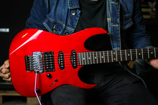 1989 IBANEZ RG360 PEARL RED MADE IN KOREA (USED)