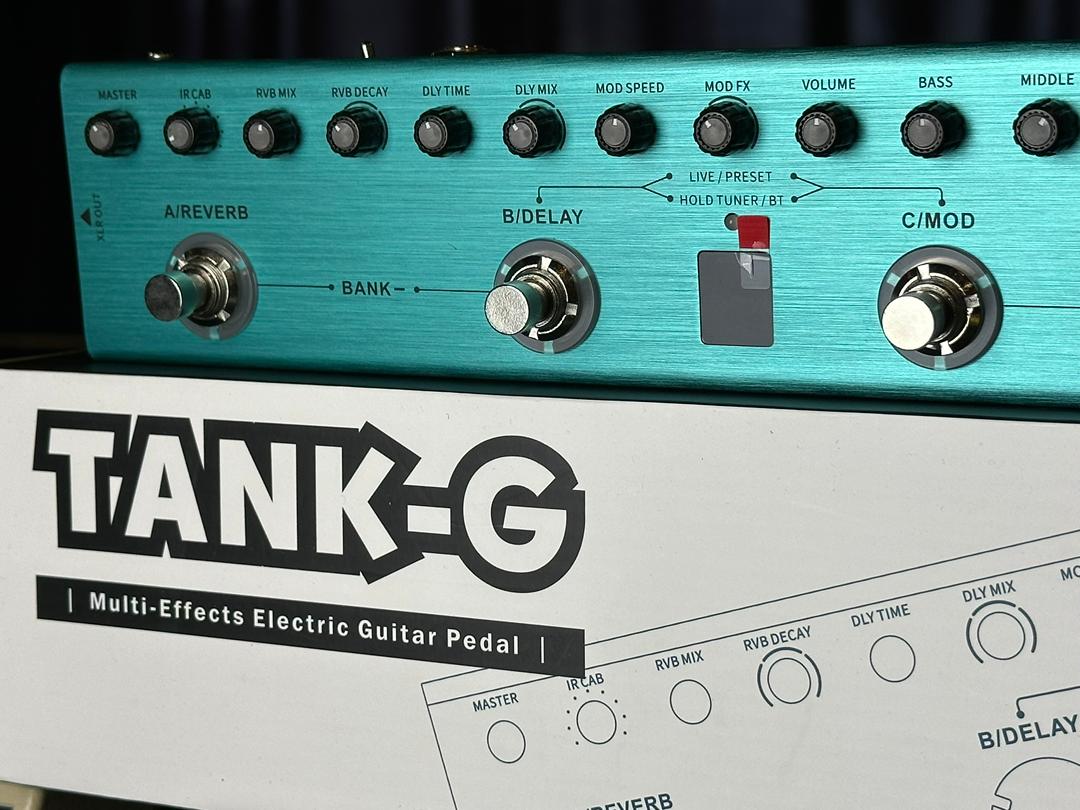 M-VAVE Tank-G Rechargeable Guitar Multi Effects Pedal