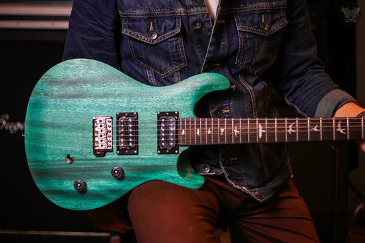PRS SE CE 24 STANDARD SATIN TURQUOISE w PRS SE PREMIUM PADDED BAG (NEW)