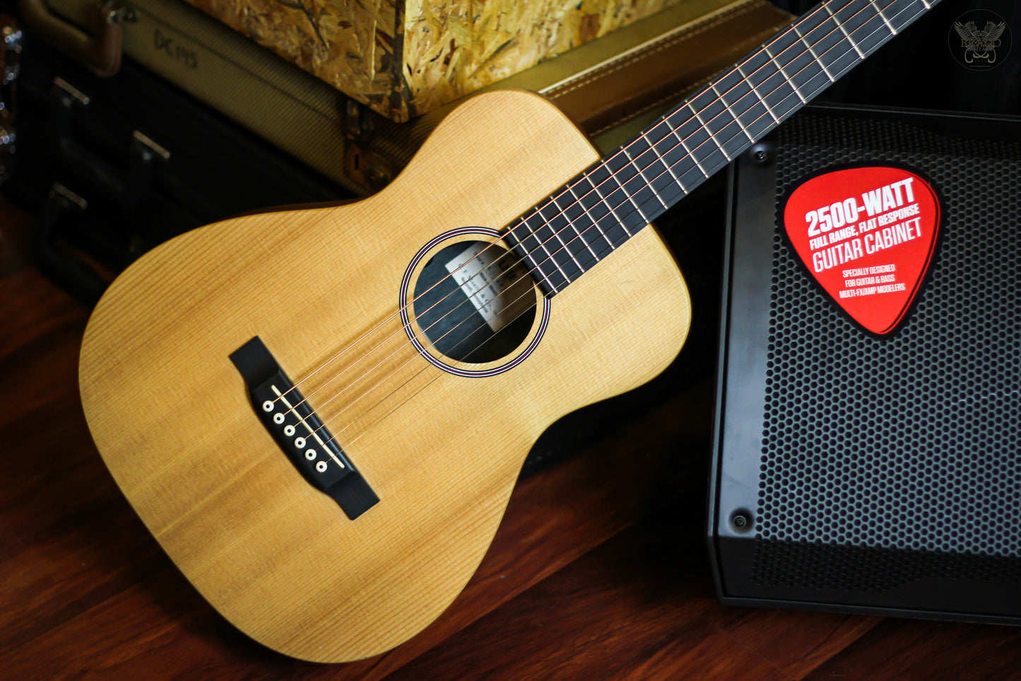 MARTIN LX1E 'LITTLE MARTIN' SOLID TOP ACOUSTIC GUITAR W MARTIN SOFT BAG MADE IN MEXICO (MINT)