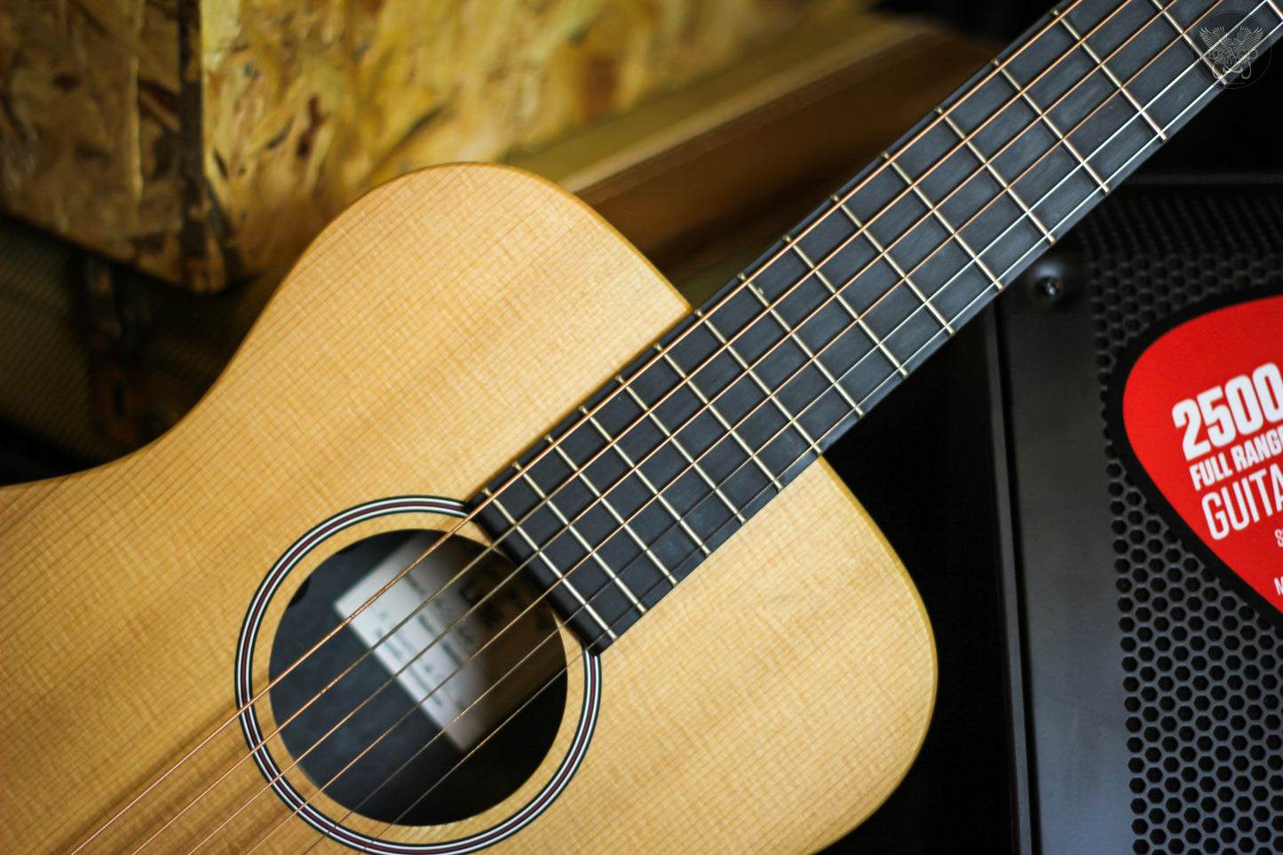 MARTIN LX1E 'LITTLE MARTIN' SOLID TOP ACOUSTIC GUITAR W MARTIN SOFT BAG MADE IN MEXICO (MINT)
