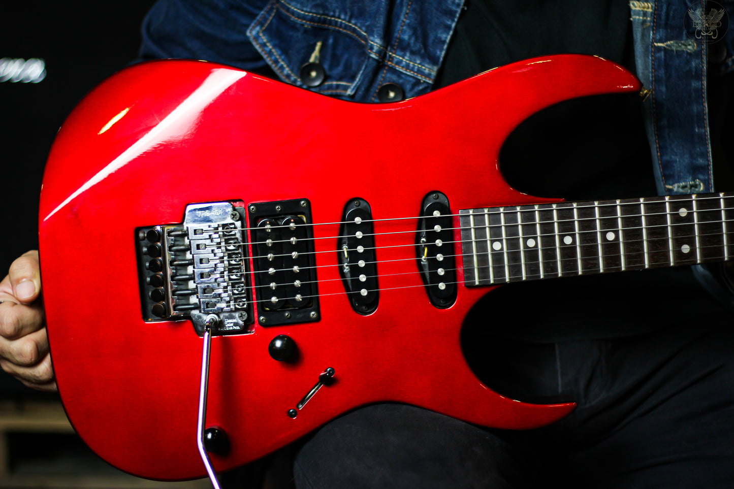 1989 IBANEZ RG360 PEARL RED MADE IN KOREA (USED)