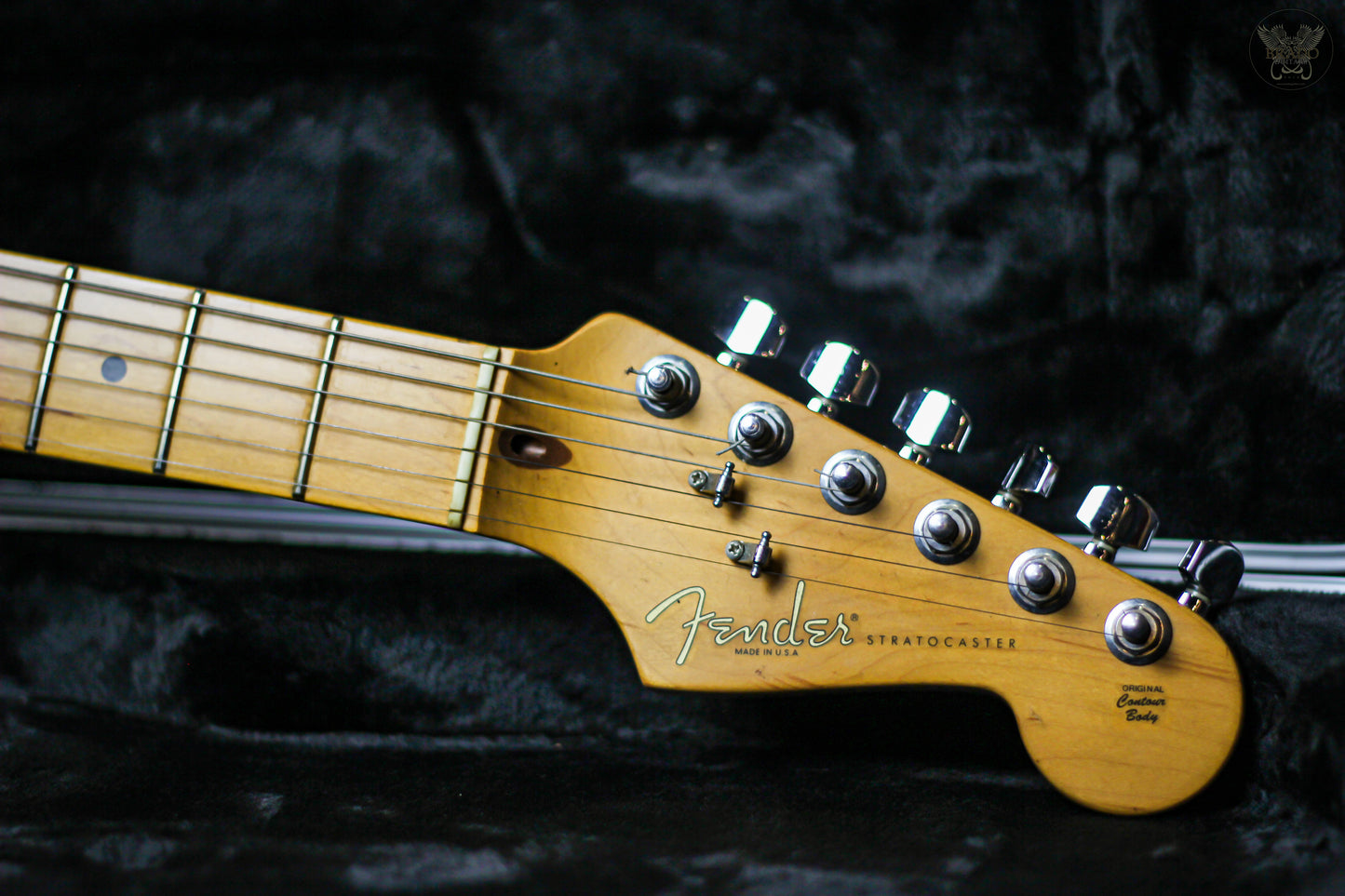 2003 FENDER HIGHWAY ONE™ STRATOCASTER® MAPLE FINGERBOARD CRIMSON RED TRANSPARENT MADE IN USA (USED)