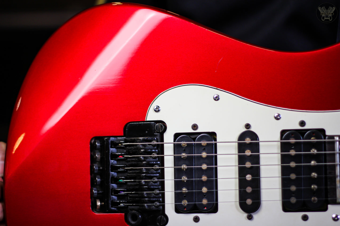**RARE** 91-93 YAMAHA YG-521 (LET IT ROCK) RED METALLIC w YAMAHA ORIGINAL CASE (USED)