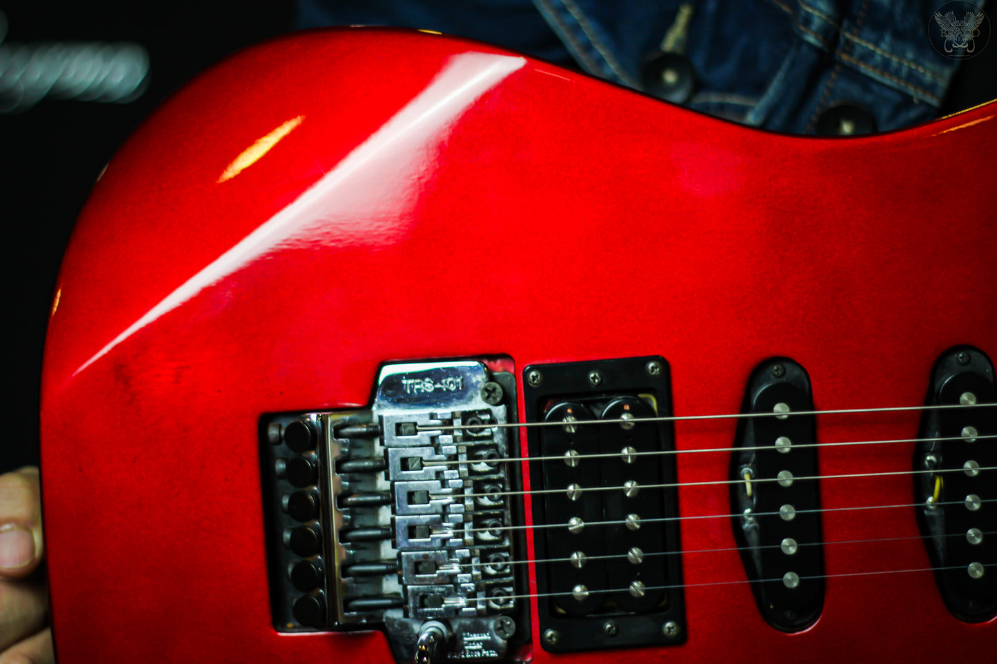 1989 IBANEZ RG360 PEARL RED MADE IN KOREA (USED)