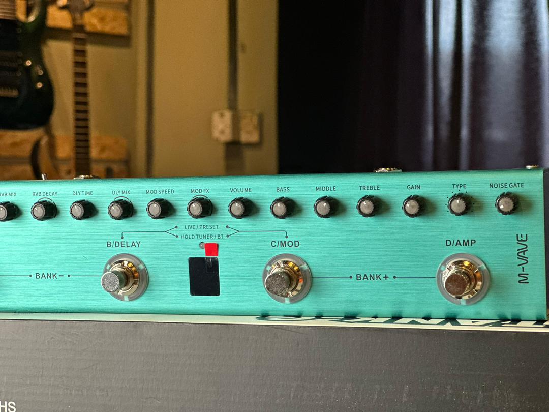 M-VAVE Tank-G Rechargeable Guitar Multi Effects Pedal