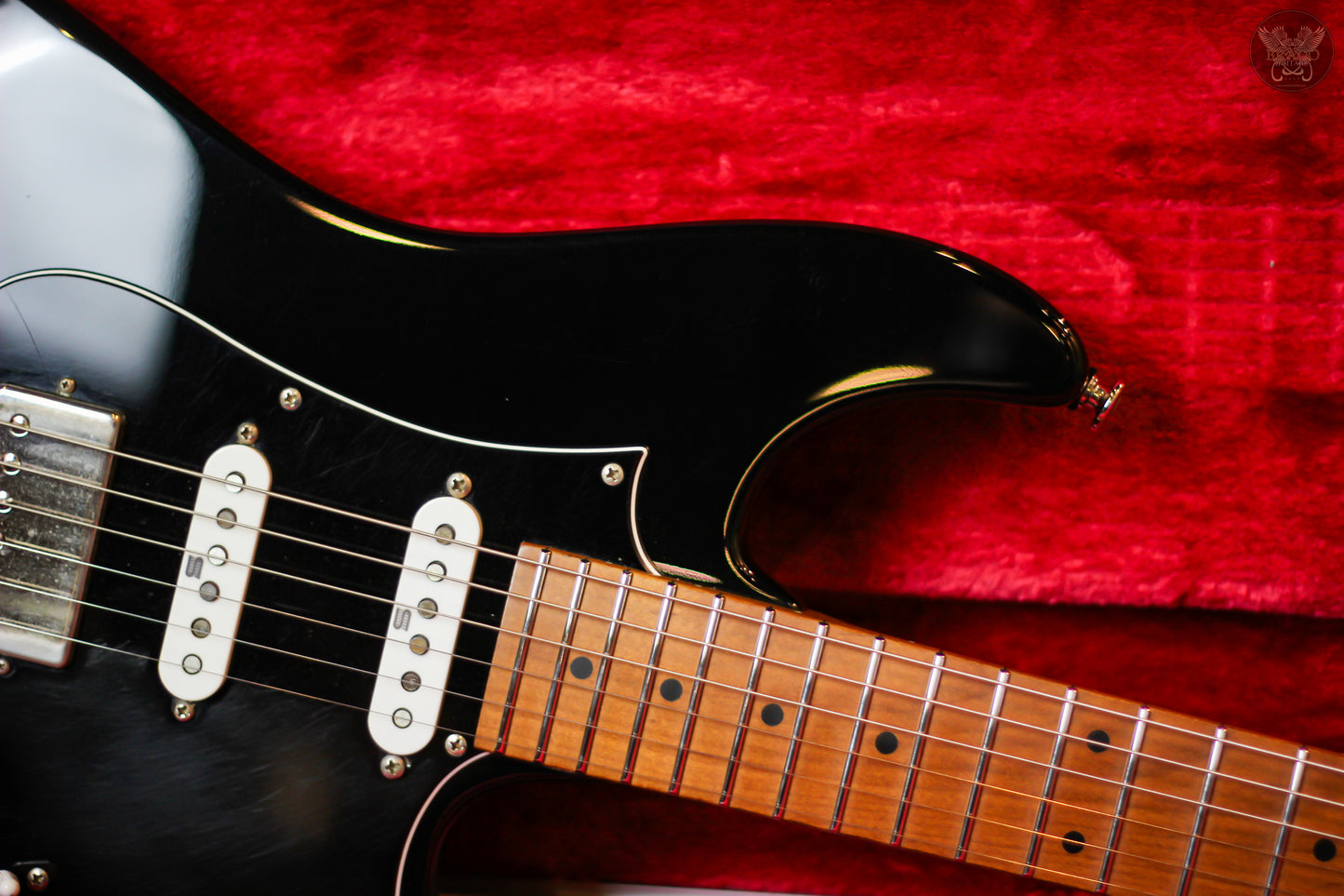 2021 IBANEZ PRESTIGE AZ2204B BLACK w OHCS MADE IN JAPAN (USED)