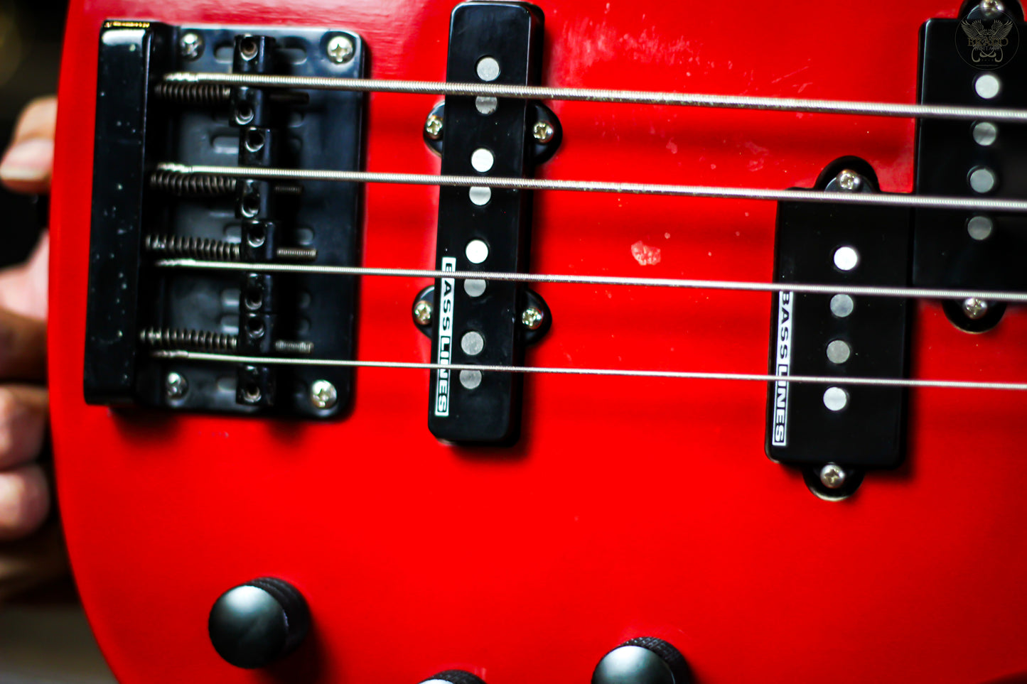 **RARE** 90's BENTLY SERIES 10 P-BASS RED MADE IN KOREA (USED)