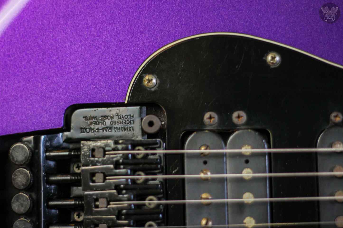 **RARE** 91-93 YAMAHA YG-621 (LET IT ROCK) PURPLE METALLIC w YAMAHA ORIGINAL HARDCASE (USED)
