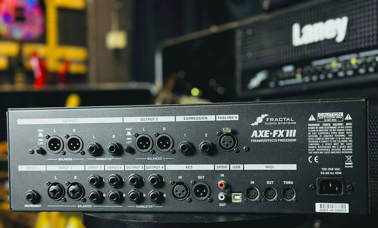 FRACTAL AUDIO AXE-FX III PREAMPS/EFFECTS PROCESSOR (USED)