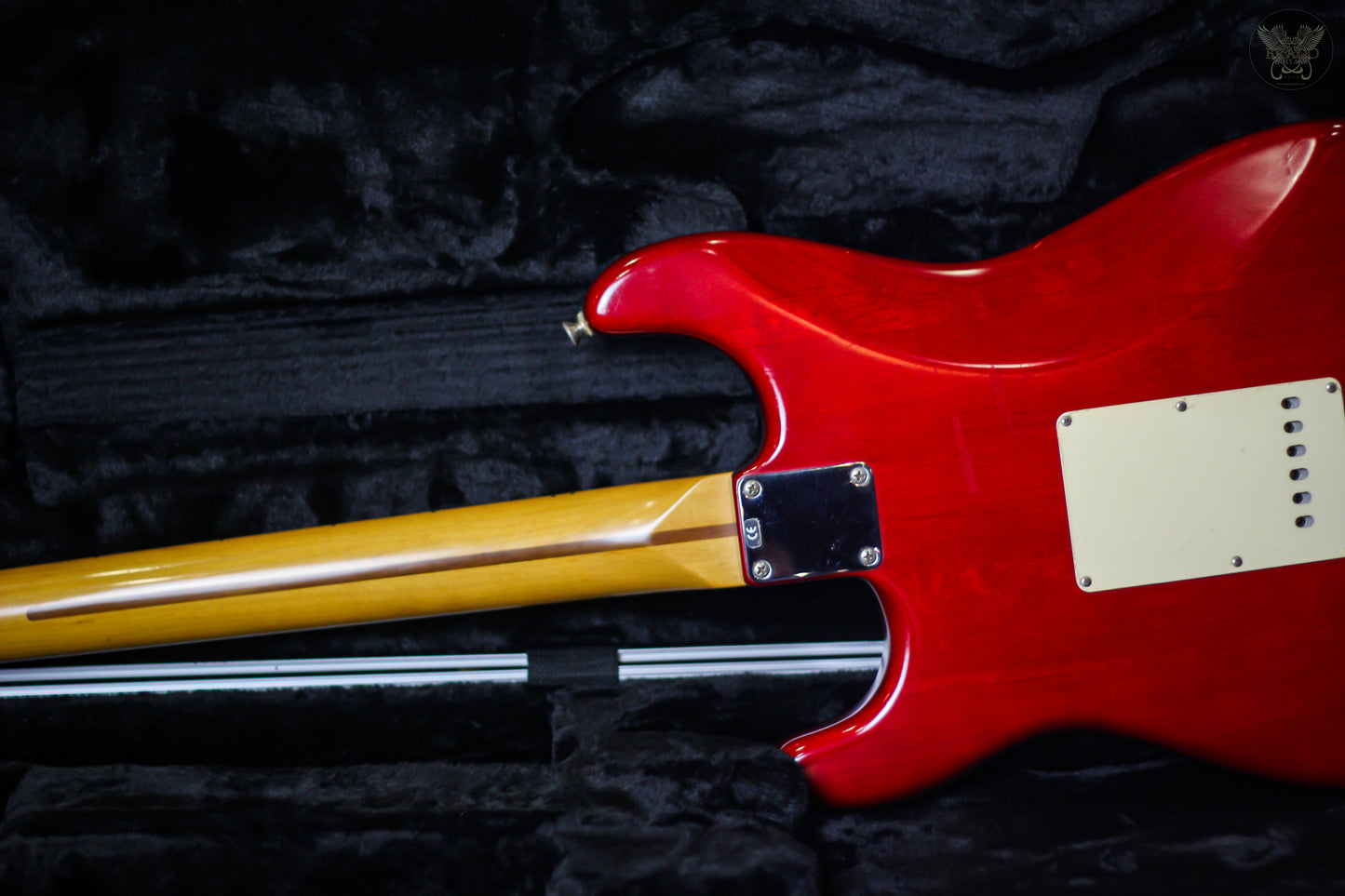 2003 FENDER HIGHWAY ONE™ STRATOCASTER® MAPLE FINGERBOARD CRIMSON RED TRANSPARENT MADE IN USA (USED)
