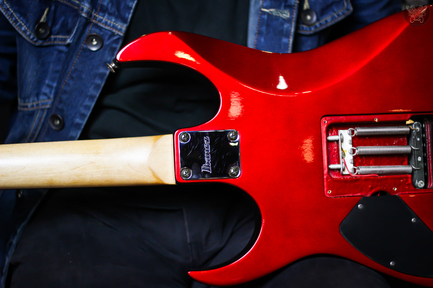 1989 IBANEZ RG360 PEARL RED MADE IN KOREA (USED)