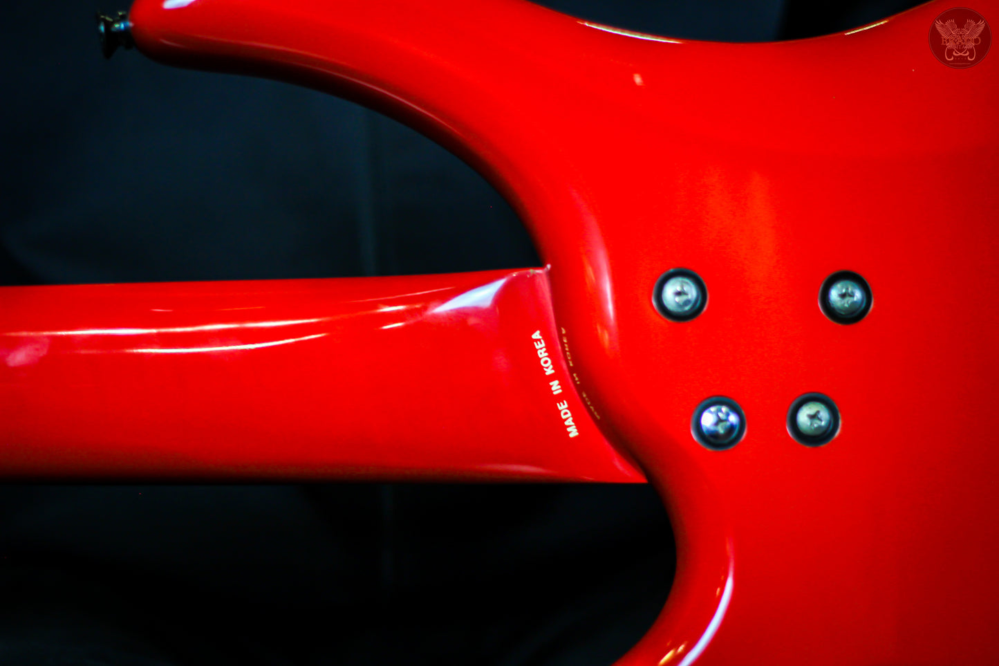 **RARE** 90's BENTLY SERIES 10 P-BASS RED MADE IN KOREA (USED)
