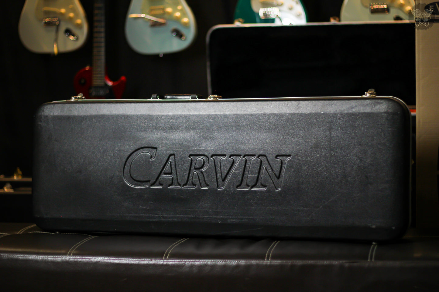 **RARE** 1992 CARVIN DC135C PEARL WHITE w CARVIN OHSC HC10 MADE IN USA