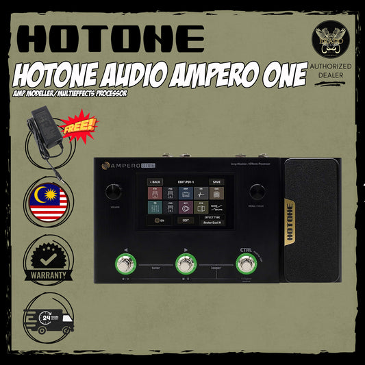 HOTONE AUDIO AMPERO ONE AMP MODELLER/MULTIEFFECTS PROCESSOR (NEW)