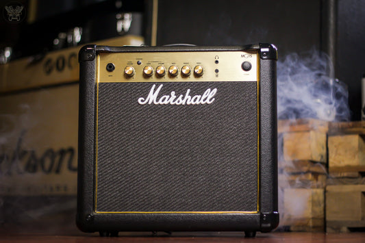 MARSHALL MG15G GOLD SERIES 15WATT GUITAR COMBO AMPLIFIER (SHOWROOM UNIT- NO BOX)