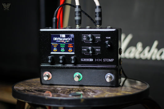 LINE 6 HX STOMP COMPACT AMP & MULTI EFFECTS PROCESSOR (USED)