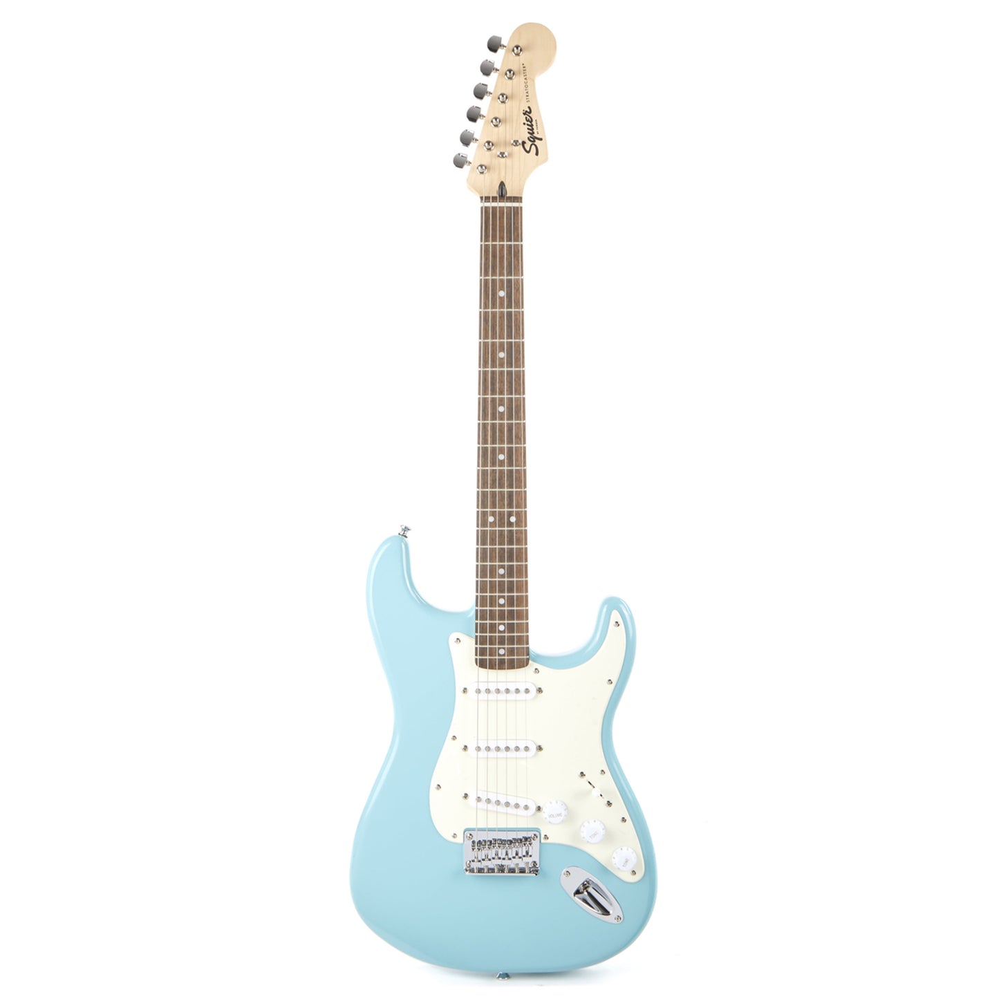 Squier Bullet Stratocaster Hardtail Electric Guitar, Laurel FB, Tropical Turquoise