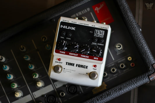 NUX TIME FORCE MULTI DIGITAL DELAY PEDAL (USED)
