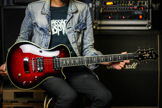 HAGSTROM ULTRA SWEDE BURGUNDY BURST (NEW)