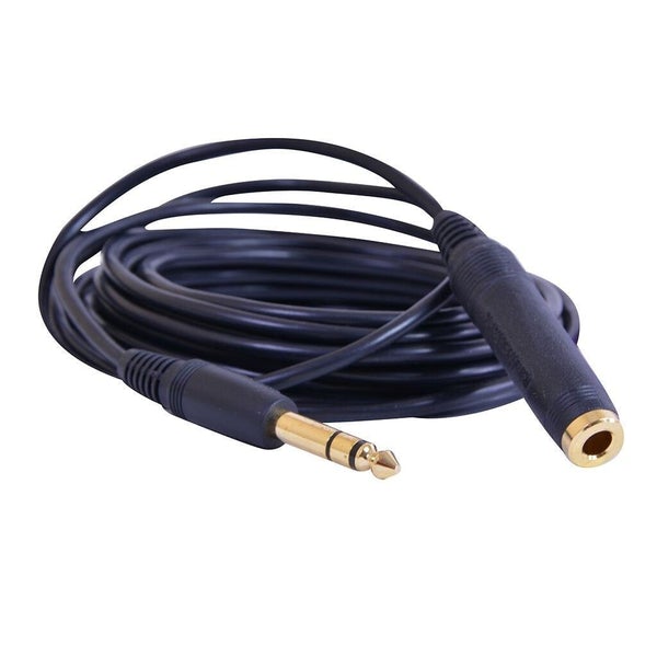 RADIOSHACK 20-FT (6.09M) 1/4” Male to 1/4” Female Headphone Extension Cable