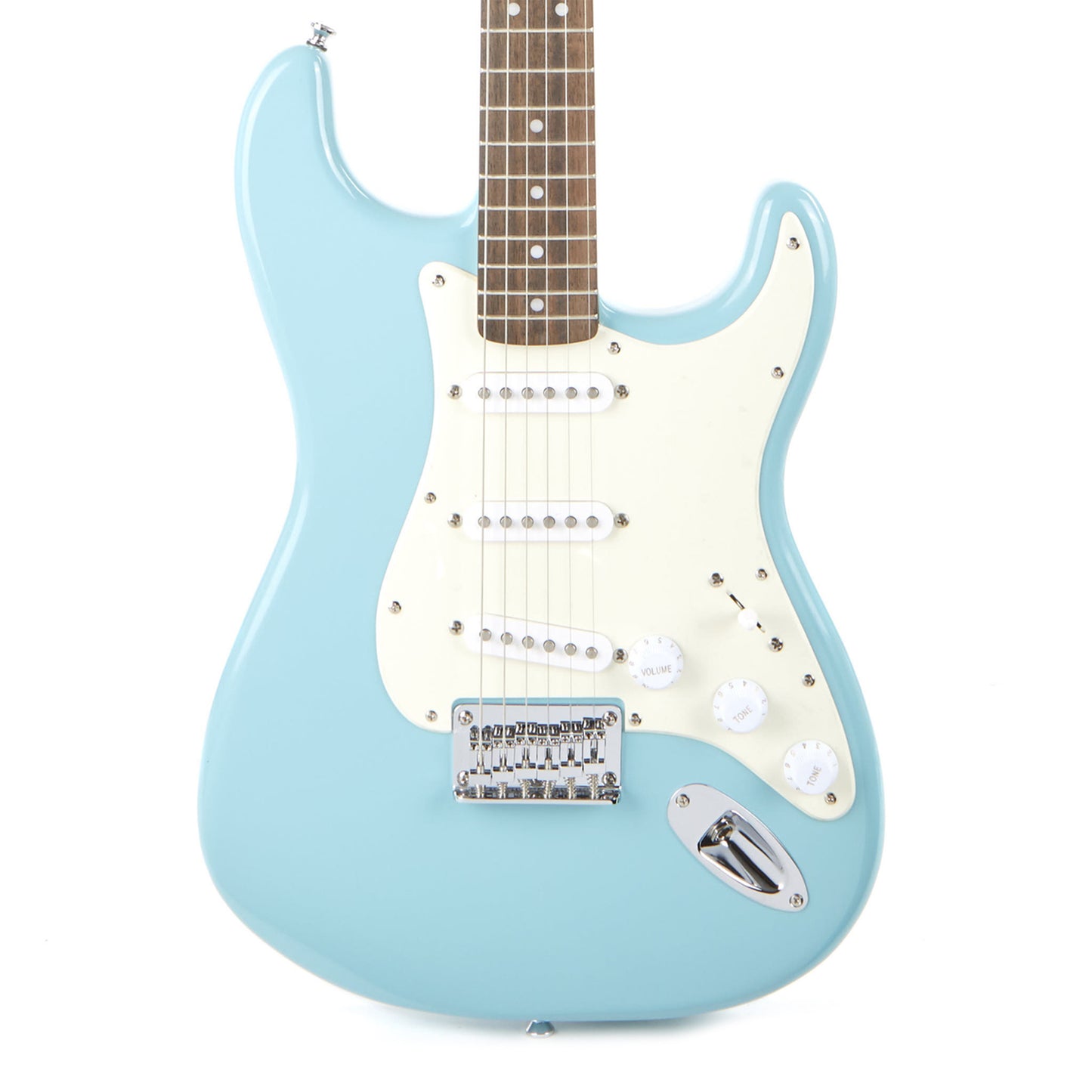 Squier Bullet Stratocaster Hardtail Electric Guitar, Laurel FB, Tropical Turquoise