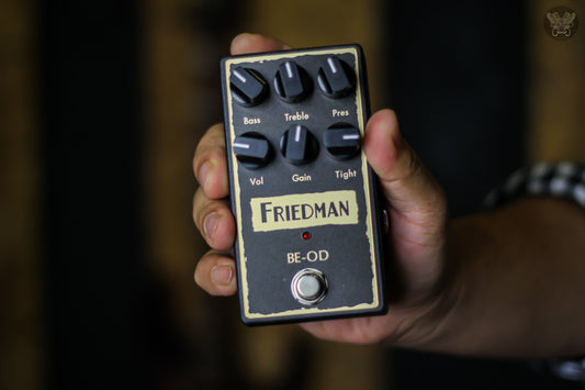 FRIEDMAN BE-OD BROWN EYE OVERDRIVE PEDAL MADE IN USA (SHOWROOM UNIT)