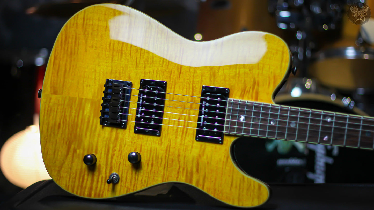 FENDER SPECIAL EDITION CUSTOM TELECASTER FMT HH AMBER (NOS)