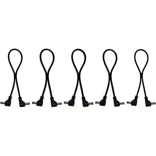 Strymon DC Power Cables, Right Angle to Right Angle (5 pack), 18inch
