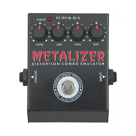AMT Electronics Metalizer Distortion Guitar Effect Pedal
