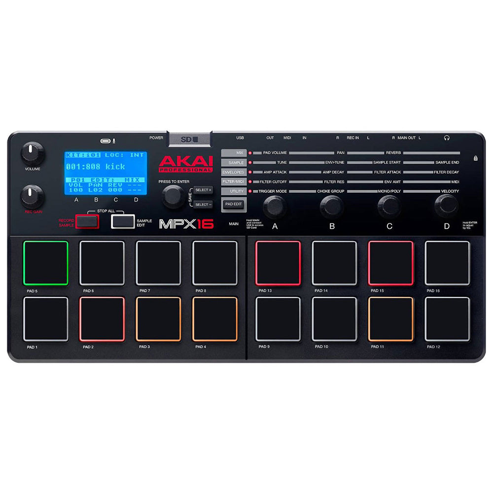 Akai Professional MPX16 SD Sample Recorder and Player
