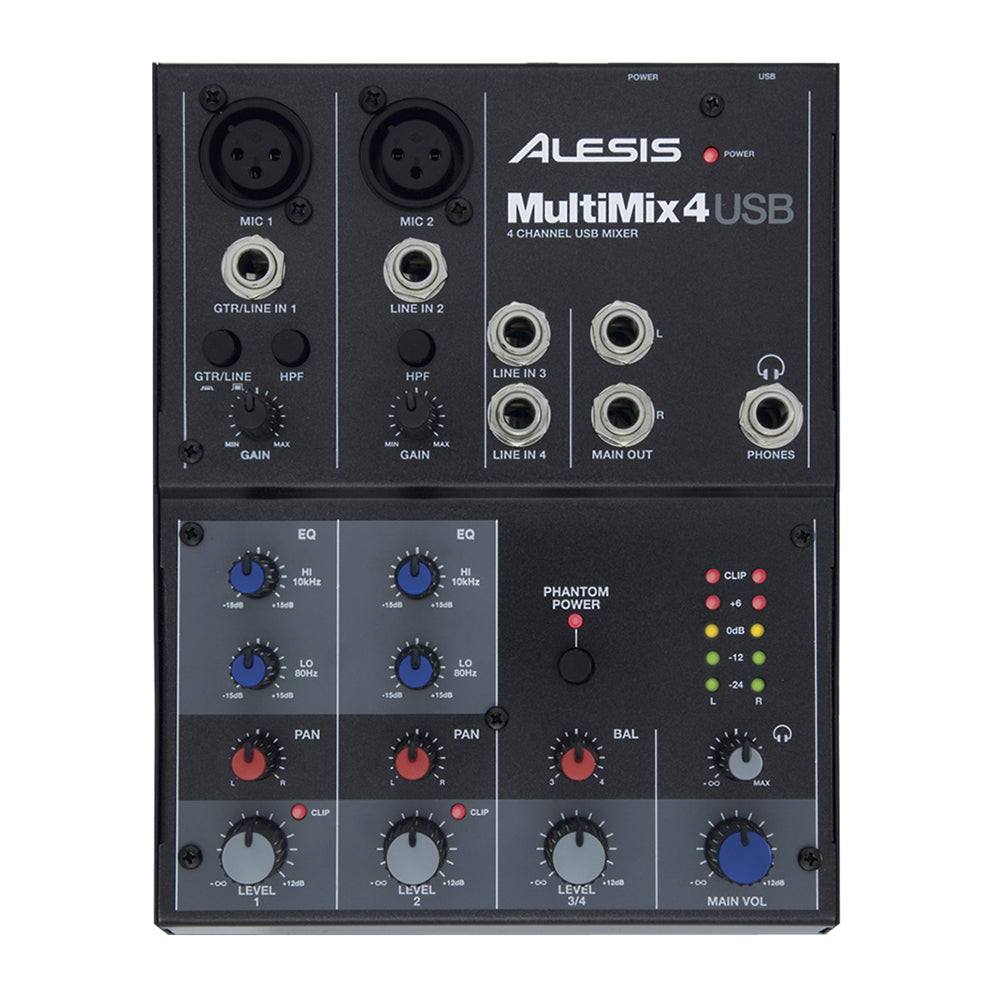Alesis MultiMix 4 USB Mixer