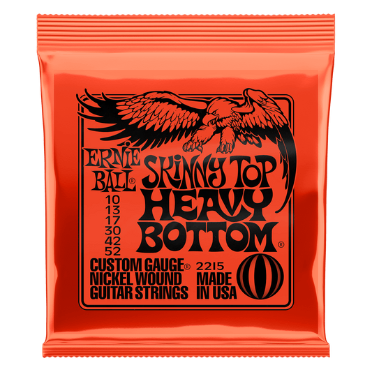 ERNIE BALL SKINNY TOP HEAVY BOTTOM SLINKY NICKEL WOUND ELECTRIC GUITAR STRINGS 10-52 SET