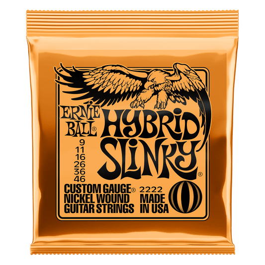 ERNIE BALL HYBRID SLINKY NICKEL WOUND ELECTRIC GUITAR STRINGS 9-46  SET