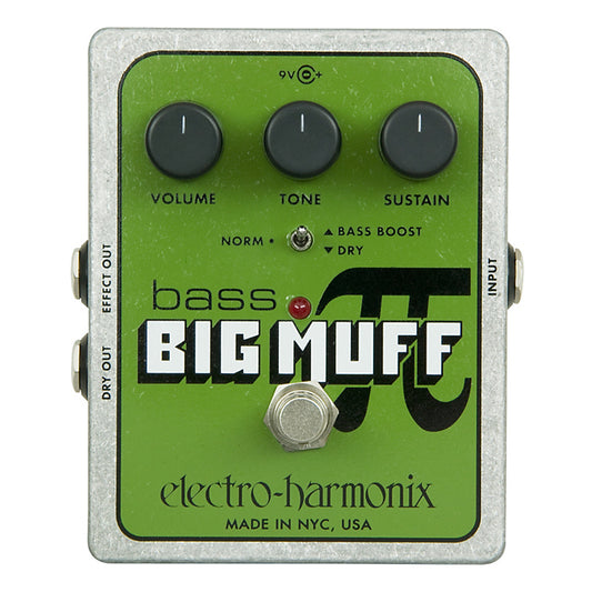 Electro-Harmonix Bass Big Muff Fuzz Pi Bass Effects Pedal