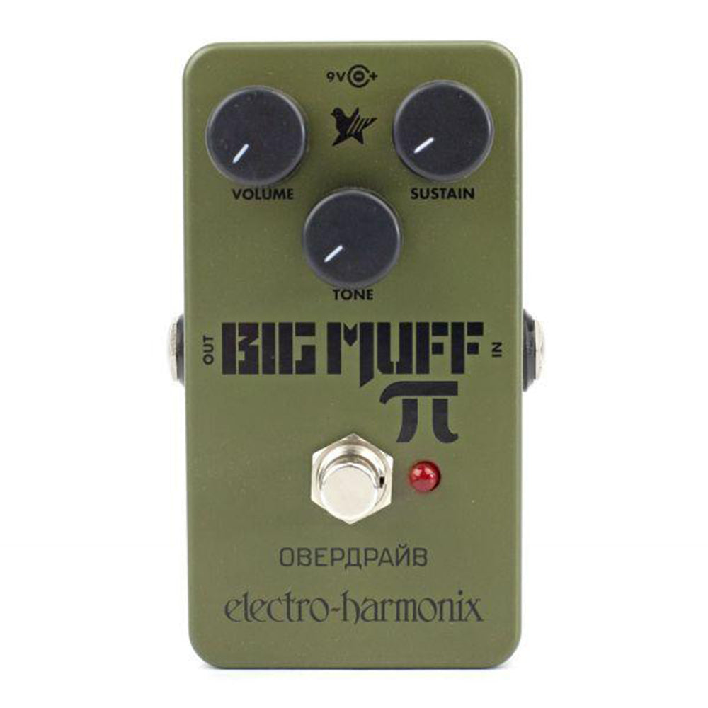 Electro-Harmonix Green Russian Big Muff Pi Guitar Effects Pedal
