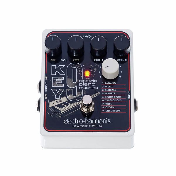 Electro-Harmonix Key9 Electric Piano Machine Guitar Effects Pedal