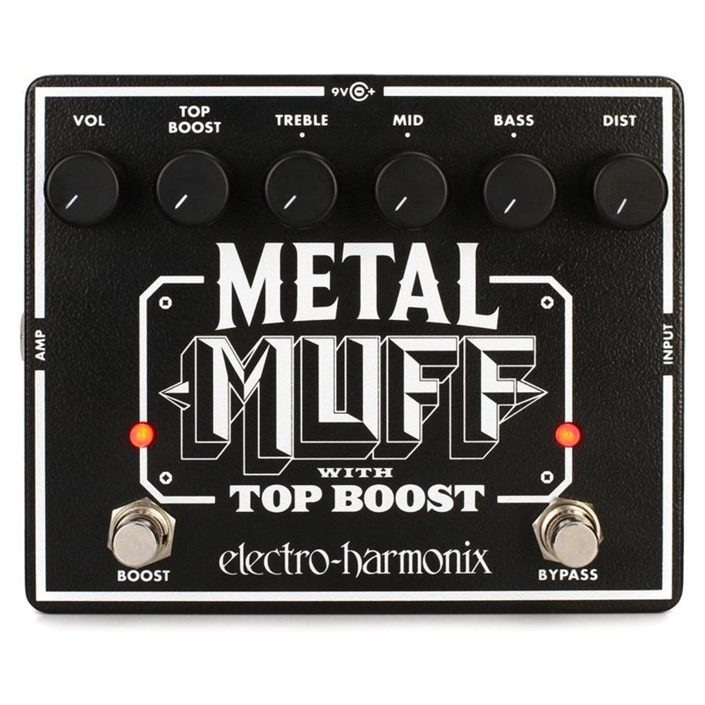 Electro-Harmonix Metal Muff w/Top Boost Guitar Effects Pedal