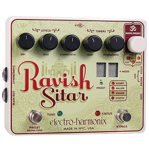 Electro-Harmonix Ravish Sitar Guitar Effects Pedal
