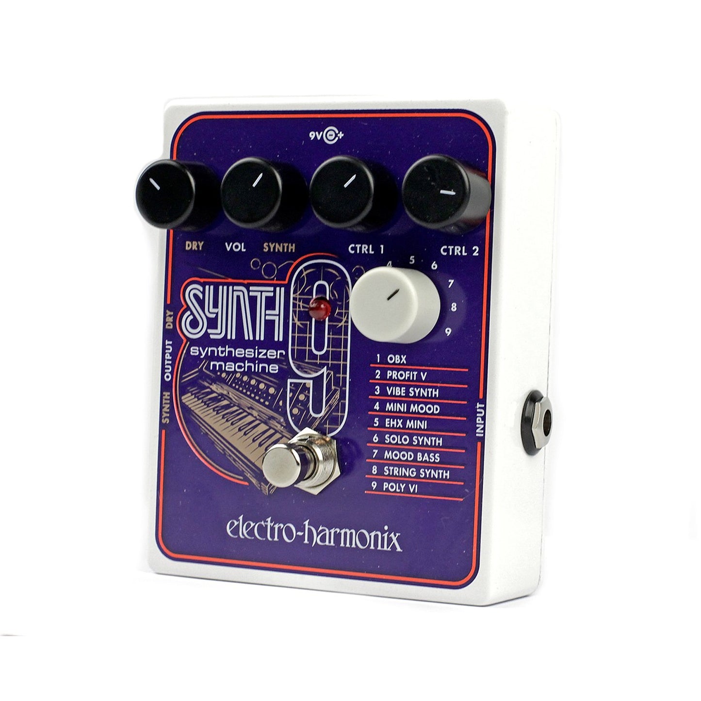 Electro-Harmonix SYNTH9 Synthesizer Machine Guitar Effects Pedal