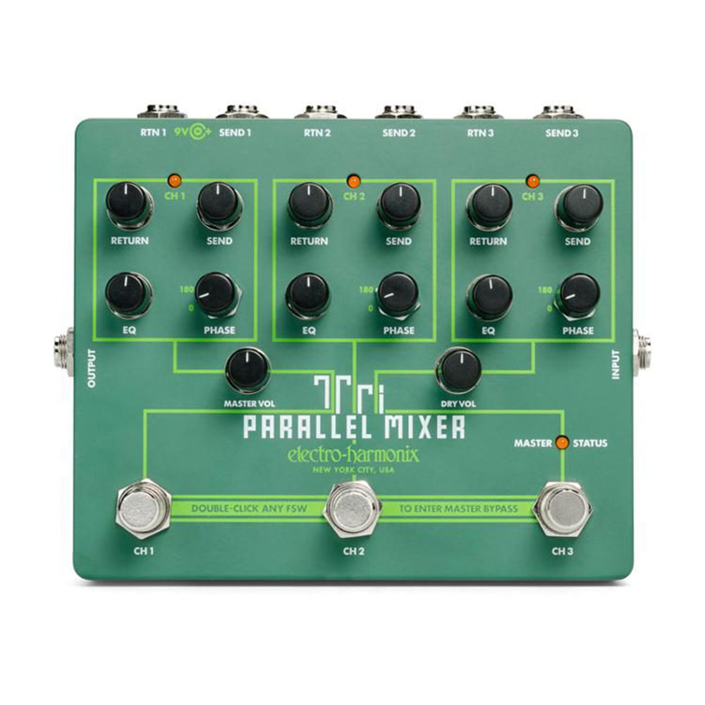 Electro-Harmonix Tri Parallel Mixer Guitar Effects Pedal