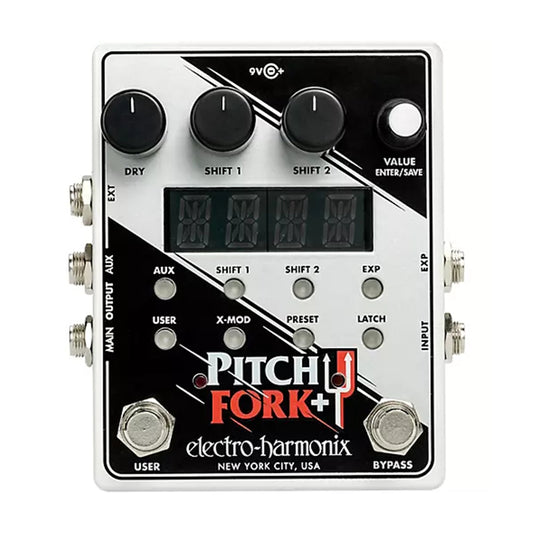 Electro-Harmonix Pitch Fork+ Polyphonic Pitch Shifter/Harmony Guitar Effects Pedal