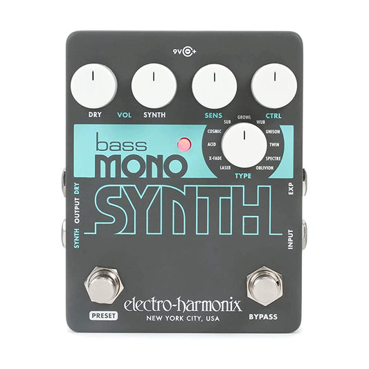 Electro-Harmonix Bass Mono Synth Effects Pedal