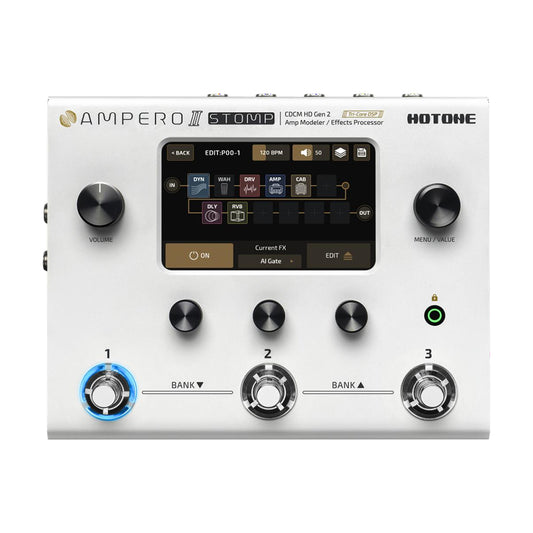 Hotone MP-300 Ampero II Stomp Multieffects Pedal