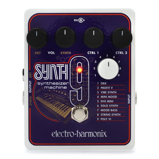 Electro-Harmonix SYNTH9 Synthesizer Machine Guitar Effects Pedal