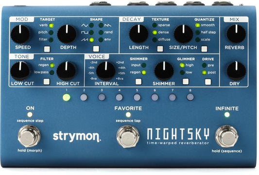 Strymon Nightsky Reverb Guitar Effects Pedal