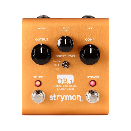 Strymon OB.1 Optical Compressor & Clean Boost Guitar Effects Pedal