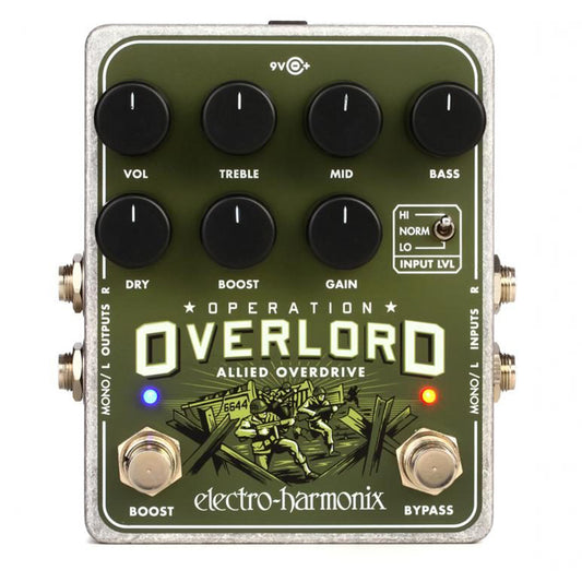 Electro-Harmonix Operation Overlord Overdrive Guitar Effects Pedal